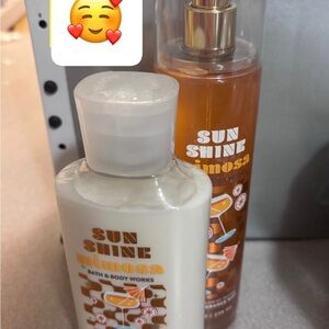 Bath & Body Works Sun Shine Mimosa Kids Bath Duo - Orange & White